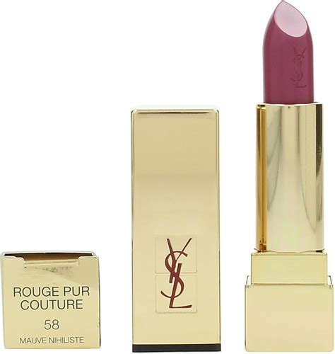 ysl rouge pur couture 58 mauve nihiliste|Yves Saint Laurent Rouge Pur Couture 58 Mauve Nihiliste Satiny .